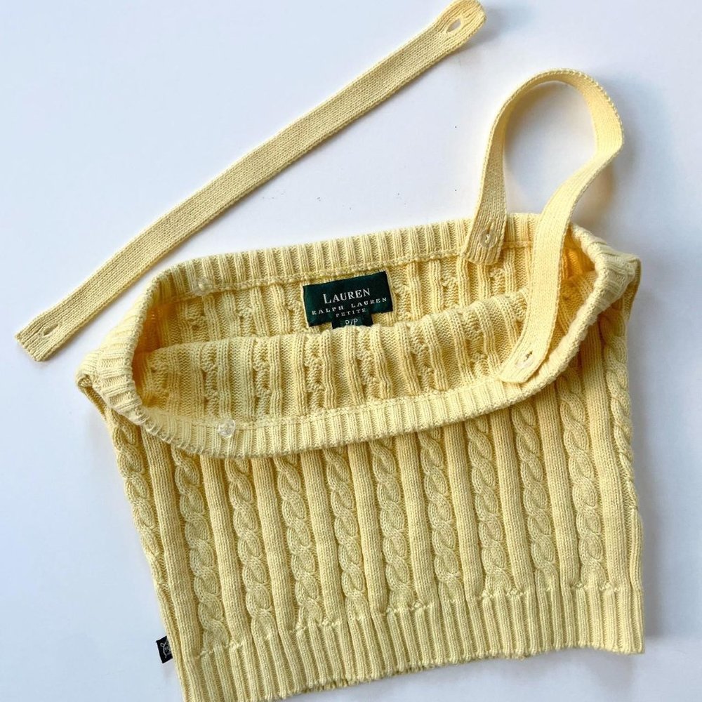 VINTAGE RALPH LAUREN KNIT CROP TOP